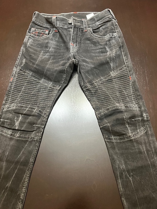 True Religion Other - Men’s True Religion Black Jeans “Moto” Style